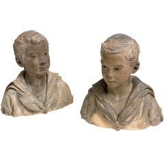 Pair of Royal Portrait Busts