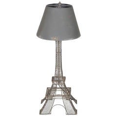French Eiffel Tower Lamp c 1900