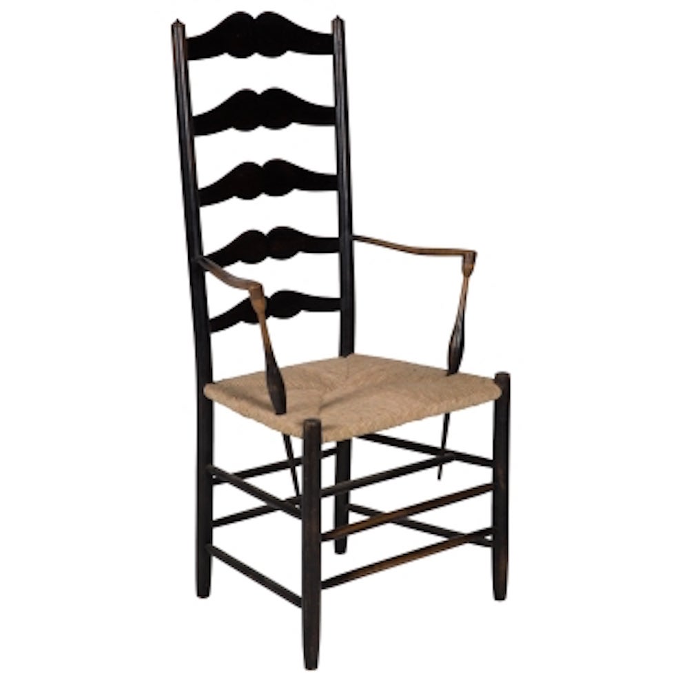 Ebonized ash ladderback armchair

by Earnest Gimson.