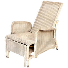 Lloyd Loom Wicker Lounger