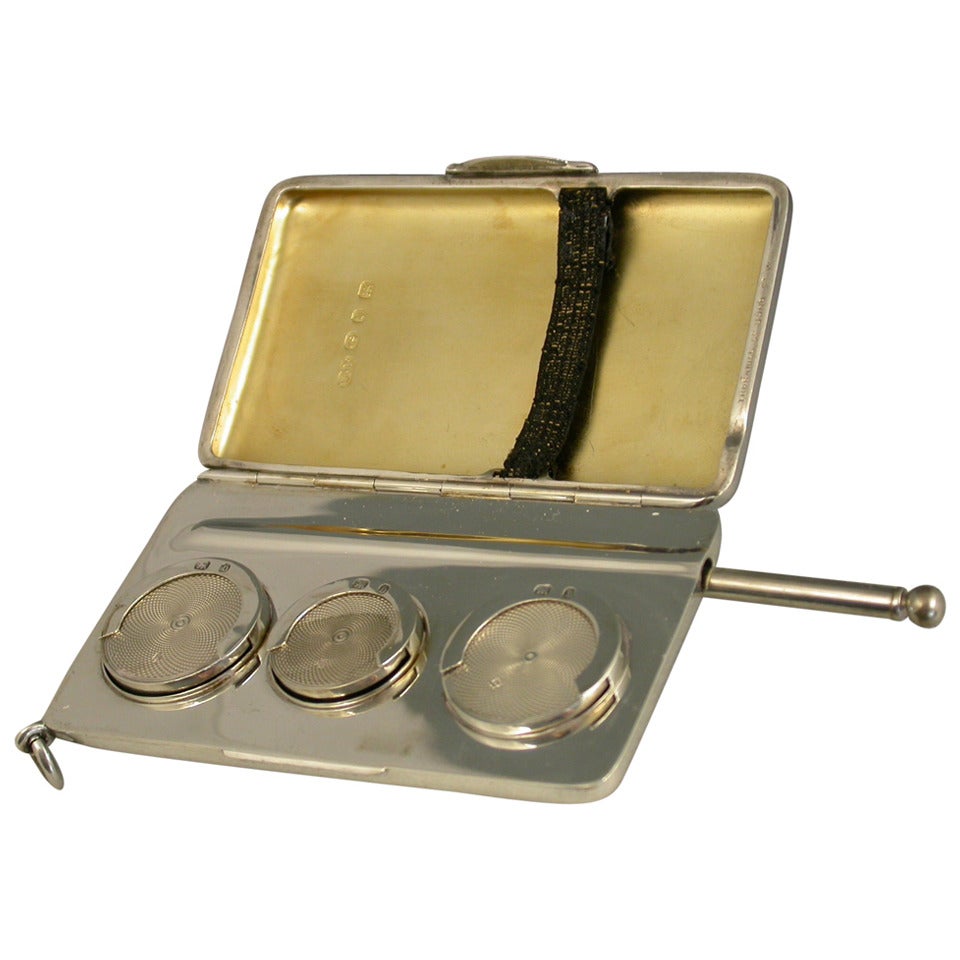 Victorian Combination Silver Sovereign Case / Cigarette Case / Propelling Pencil