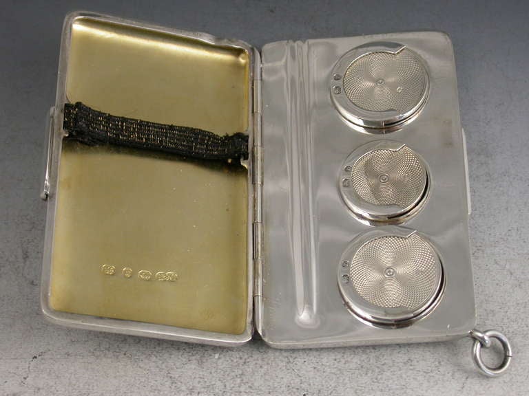 19th Century Victorian Combination Silver Sovereign Case / Cigarette Case / Propelling Pencil
