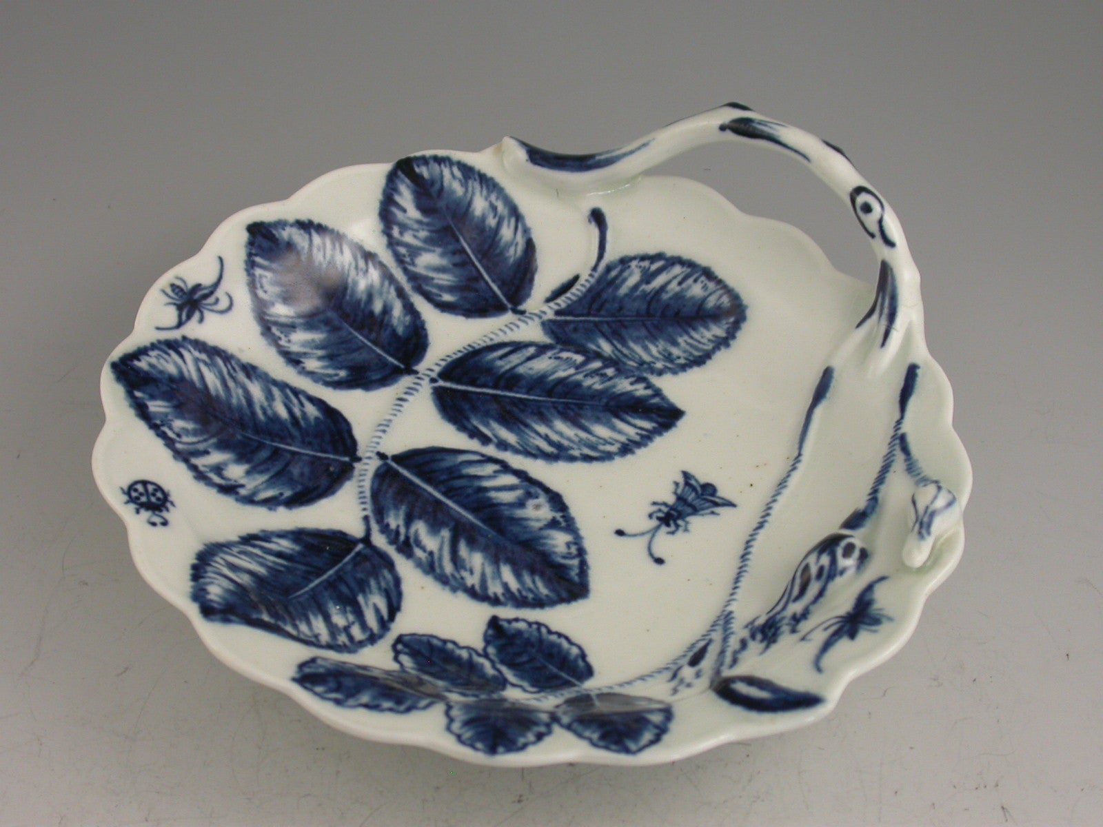 First Period Worcester Blind Earl Sweetmeat Dish