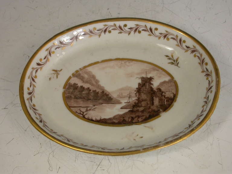 English Rare John Rose Coalport Teapot, Cover & Stand