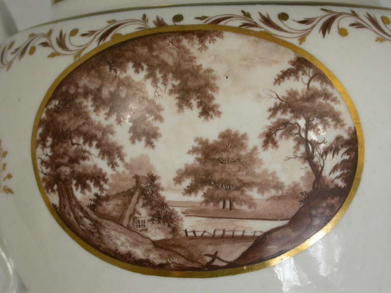Rare John Rose Coalport Teapot, Cover & Stand 1
