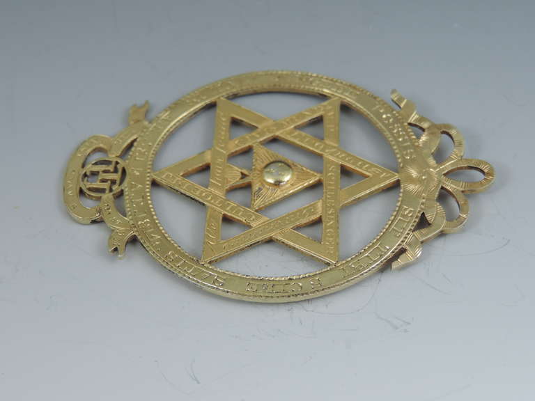 Rare George III Masonic Silver Gilt Royal Arch Chapter Jewel 1
