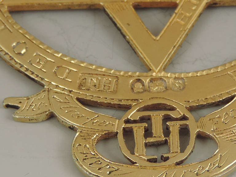 Rare George III Masonic Silver Gilt Royal Arch Chapter Jewel 2