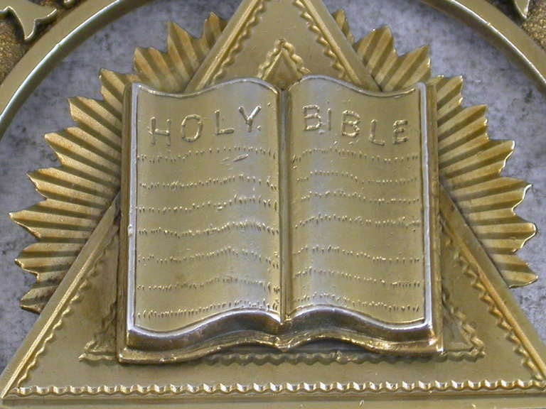 English Victorian Silver Gilt Masonic Medal / Badge 'Kent'