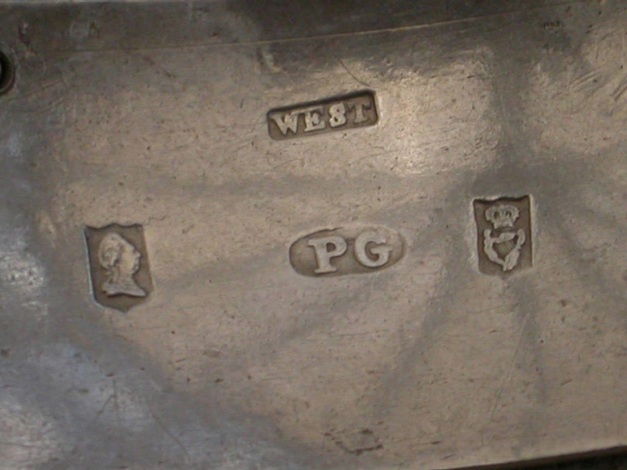 19th Century George III Irish Provincial Silver Wine Label 'Calcavella'