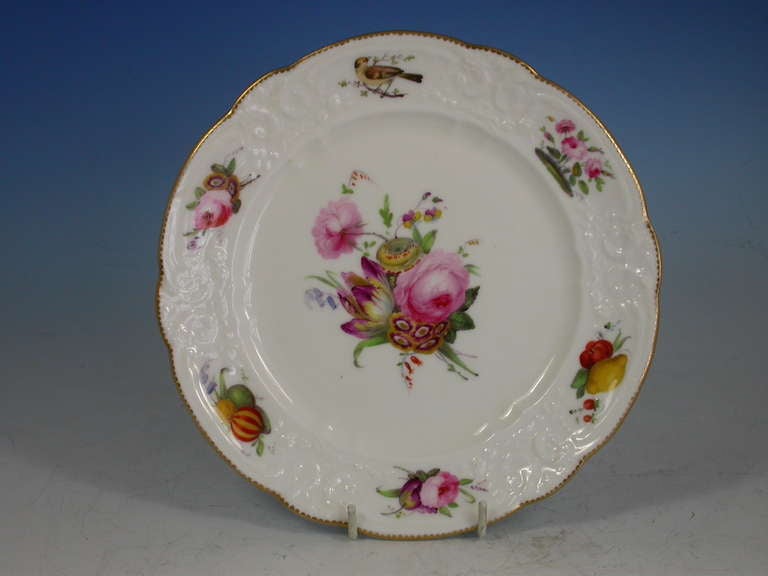 Nantgarw Brace Service Type Dessert Plate