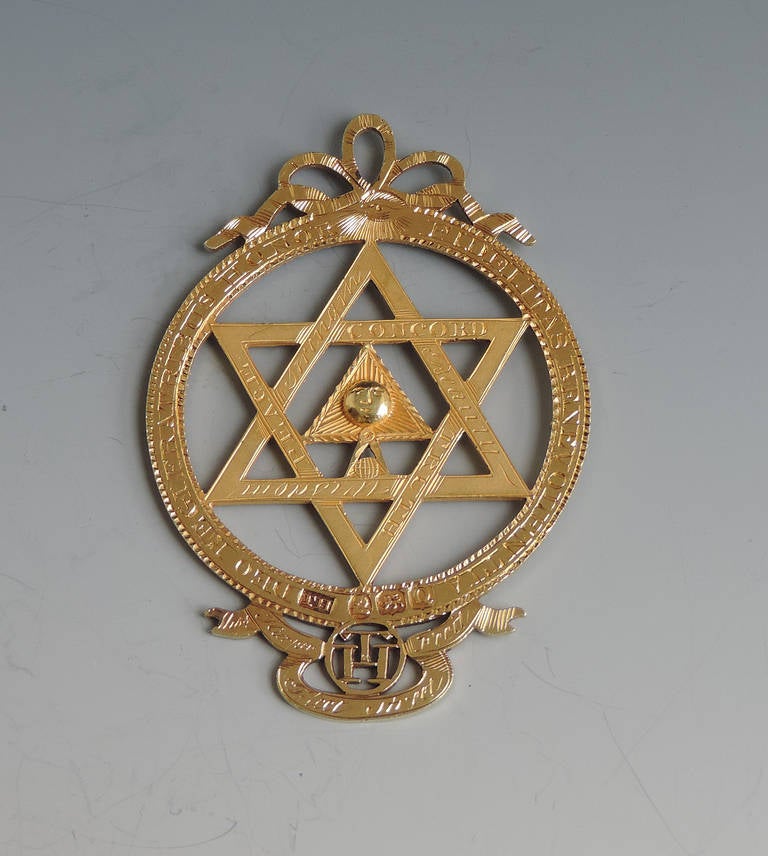 George III Masonic Silver Gilt Royal Arch Chapter Jewel