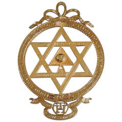 George III Masonic Silver Gilt Royal Arch Chapter Jewel