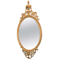 George III Oval Mirror