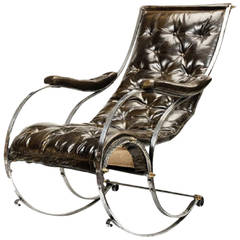 Early Victorian Steel Rocking Chair 4
