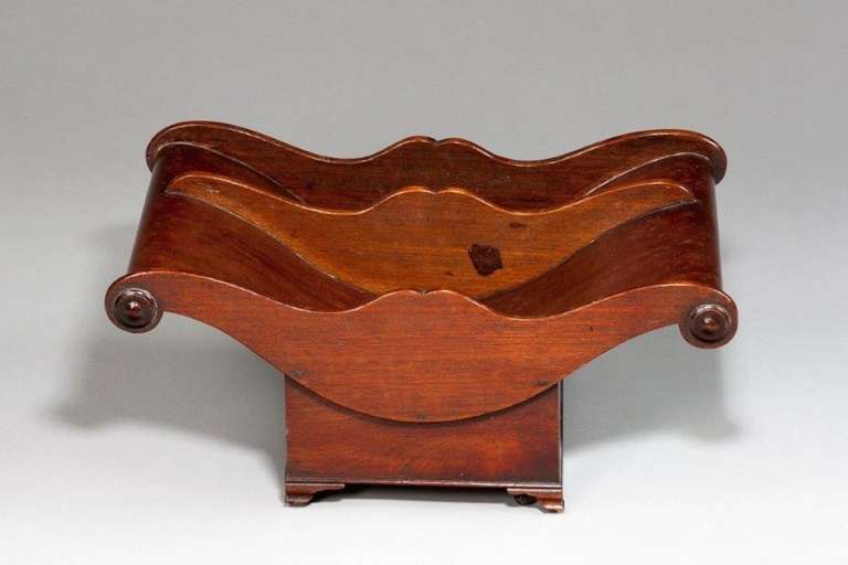 A George III mahogany cheese coaster of wonderful colour, original leather
castors. Untouched condition.