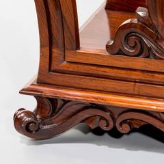 A Regency rosewood music roll holder