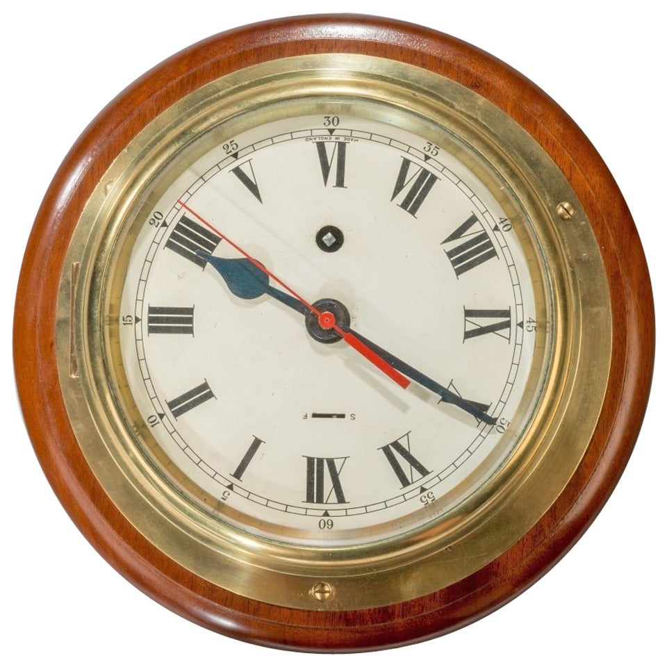 Smiths Astral Ship's Bulkhead Clock with Eight Day Movement