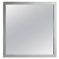 Large Minimalist Dominioni Wall Mirror For Azucena, Italy, 1960s 3