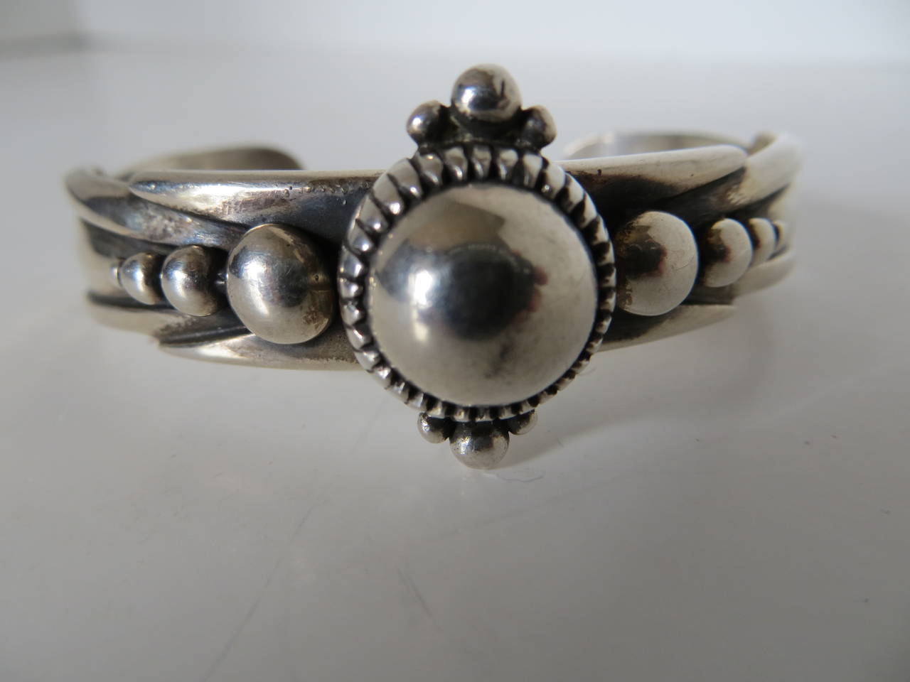 Sterling silver bracelet; made by world renowned artist and silversmith 