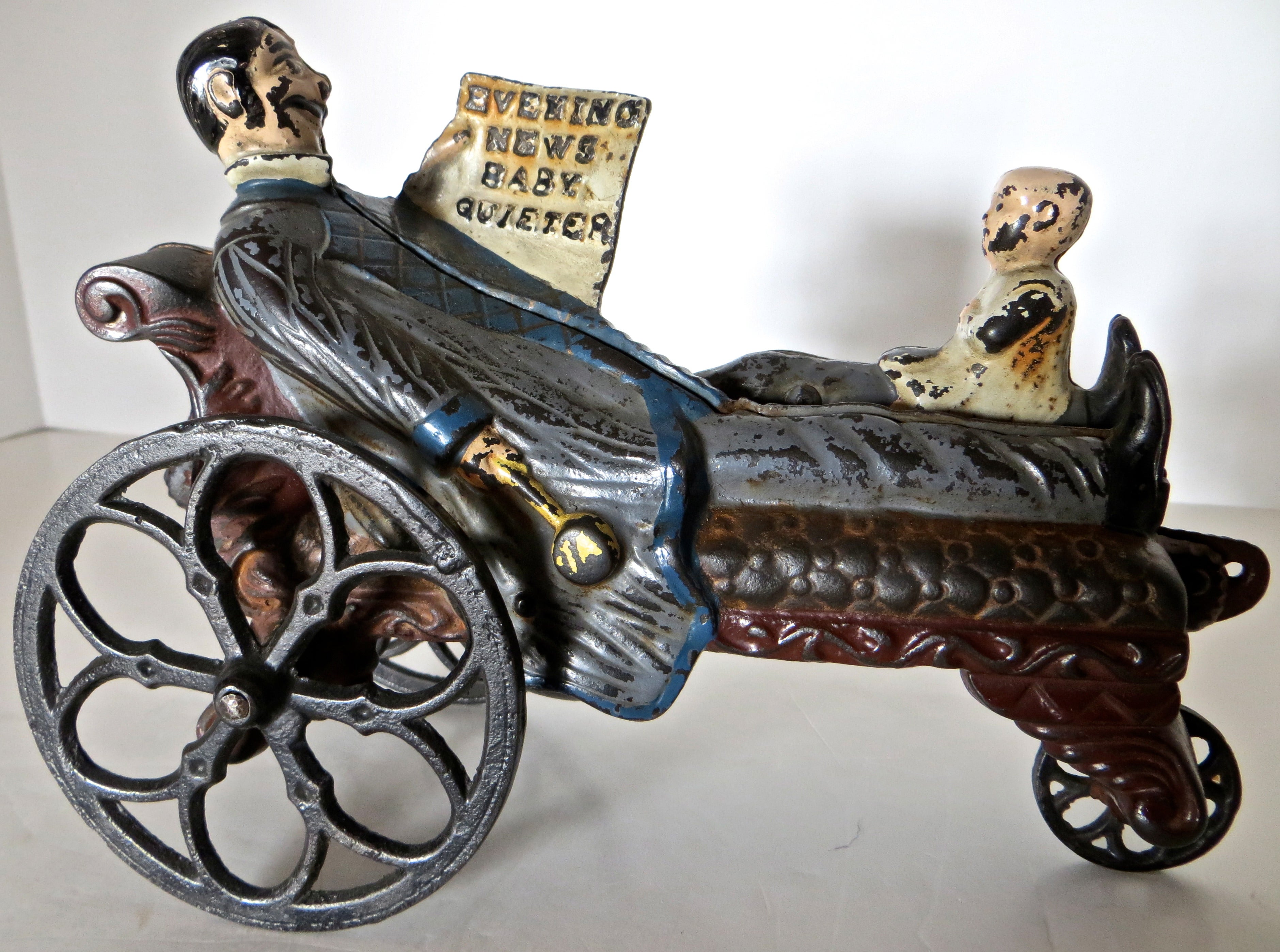 Pull Toy "Baby Quieter" Manufactured by J. & E. Steven's Company, circa 1890.