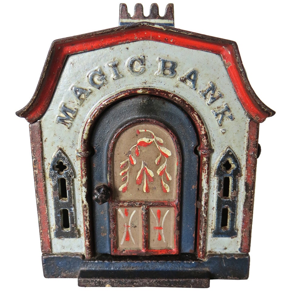 Mechanical Bank "Magic Bank, " circa 1876