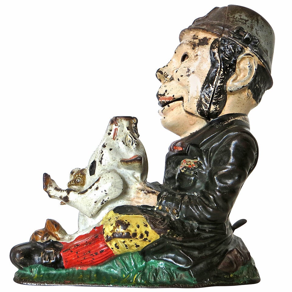 Mechanical Bank "Paddy and the Pig, " circa 1886