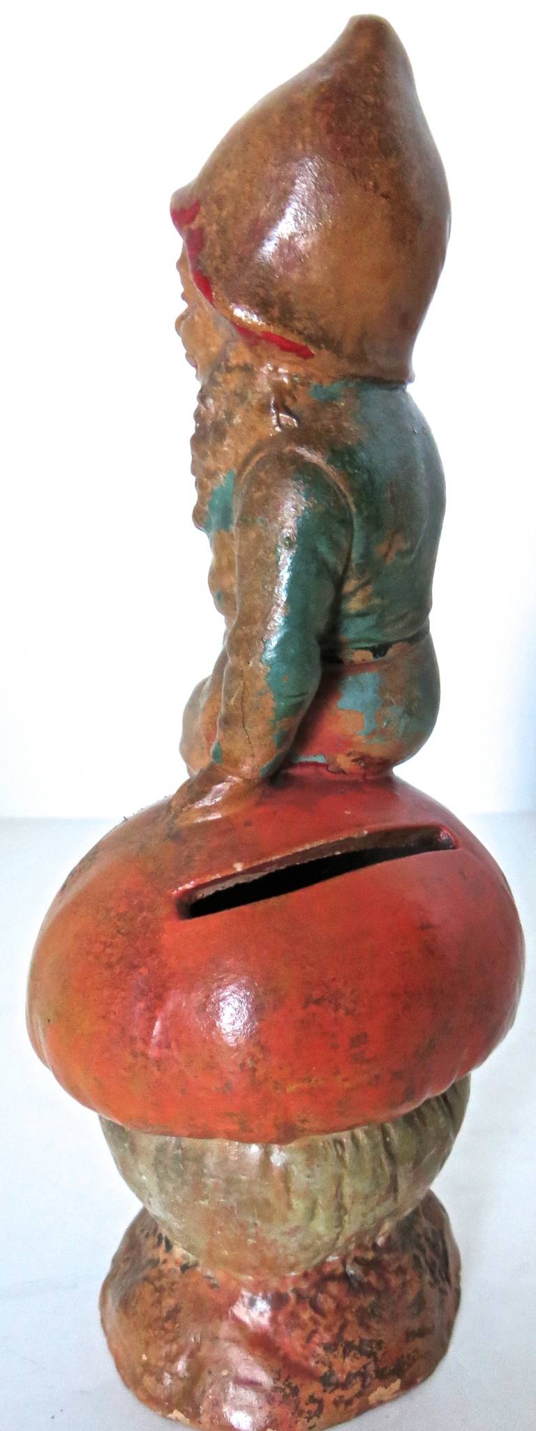 "Elf" Ceramic Still Bank, circa 1900-1920