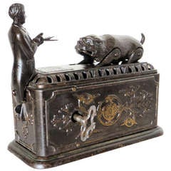 Mechanical Bank  "Bulldog Savings Bank"   Circa   1882