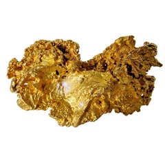 Large Prehistoric Gold Nugget 18.8 Troy Ounces (Mined in 2000)
