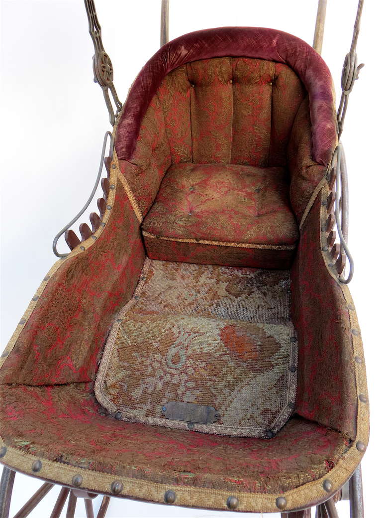 19th Century Victorian Fancy Baby Carriage, circa 1878 1