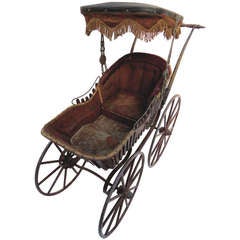 19th Century Victorian Fancy Baby Carriage, circa 1878 3