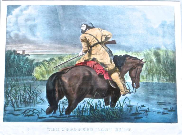 Lithografie von Currier und Ive 