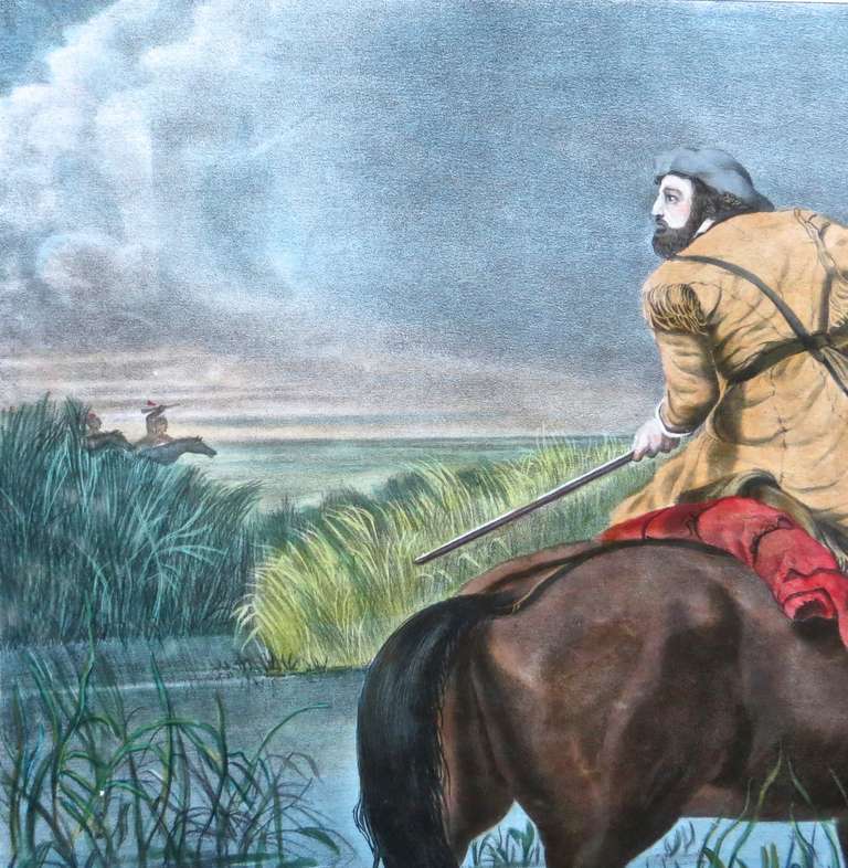 Lithografie von Currier und Ive 