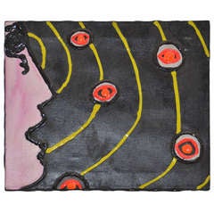 Midcentury Seminal Painting by Noted Contemporary Artist Ronn Jaffe 10