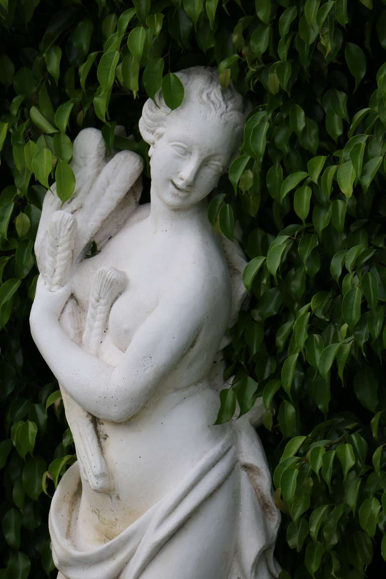 Beautiful Garden Statue 'Autumn' from the Four Seasons from a Palm Beach Estate In Good Condition For Sale In West Palm Beach, FL