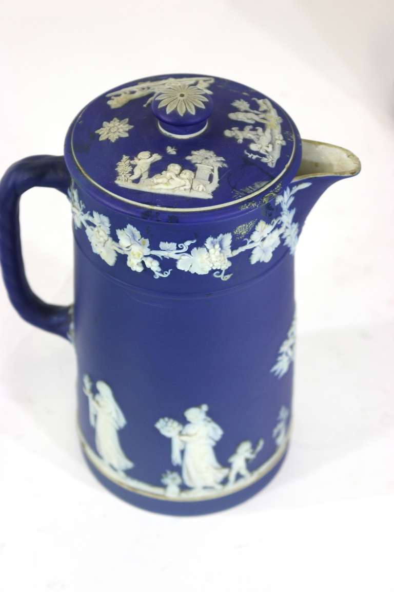 Porcelain Fine Collection of 19th Century Wedgewood Jasperware with Provenance For Sale