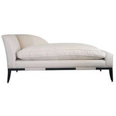 1970's Tommi Parzinger Daybed Chaise Lounge Sofa with Provenance