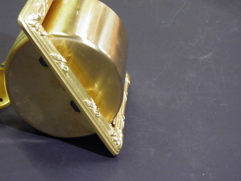 gold toilet paper holder with cover
