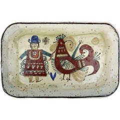 Wall-Plaque / Platter by Gustave Reynaud - Le Mûrier 2