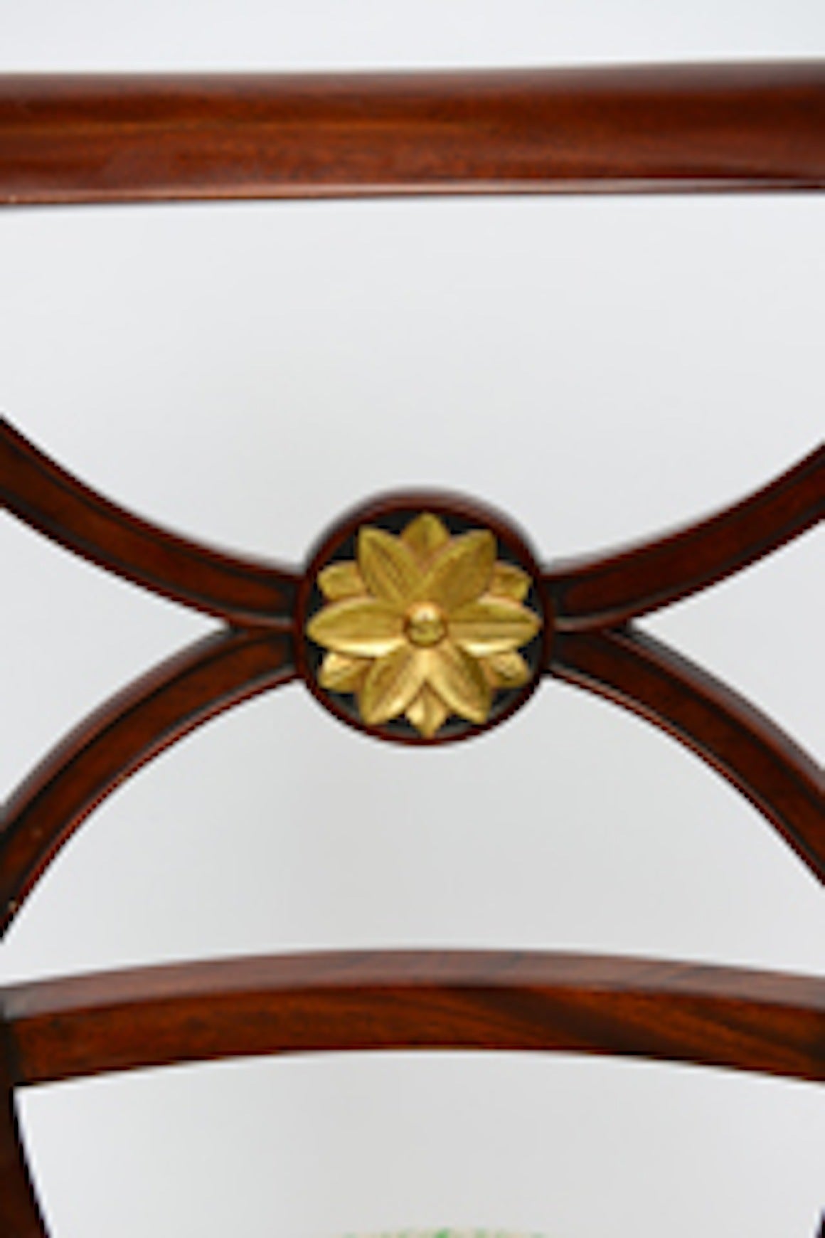 Elegant Regency Klismos Dining Chairs, Highly Carved Gilt Details, 19th Century For Sale 3