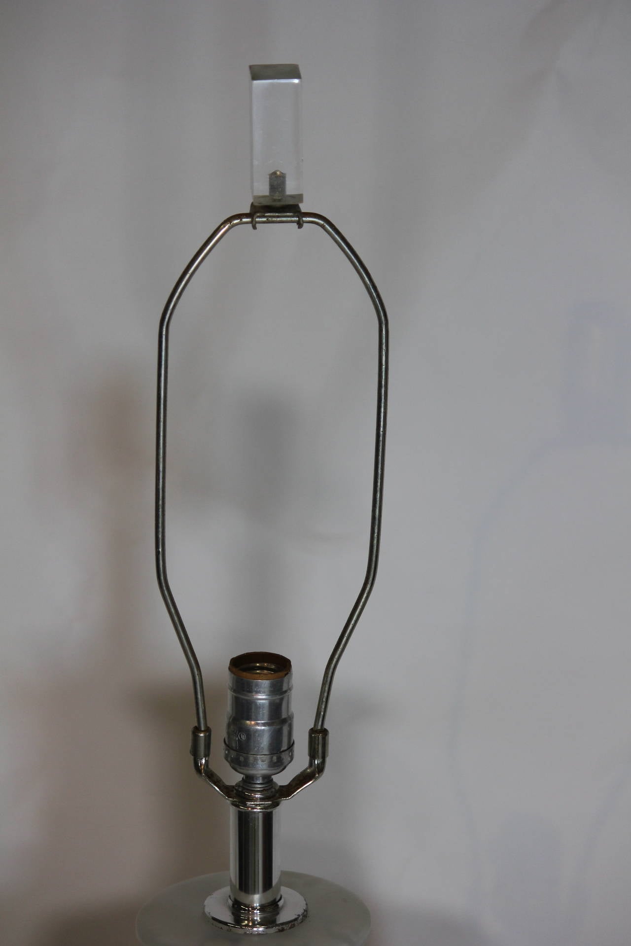 Stylish Murano Midcentury Handblown Glass Table Lamp 5