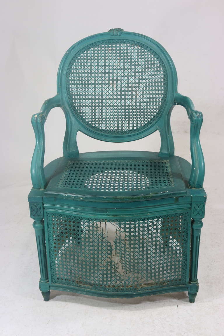 American Hollywood Regency 'Mrs. Harkness Throne' Sherle Wagner Chez Percee Commode For Sale