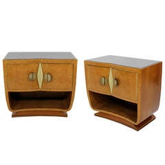 A Pair of 1940's Italian Night Stands