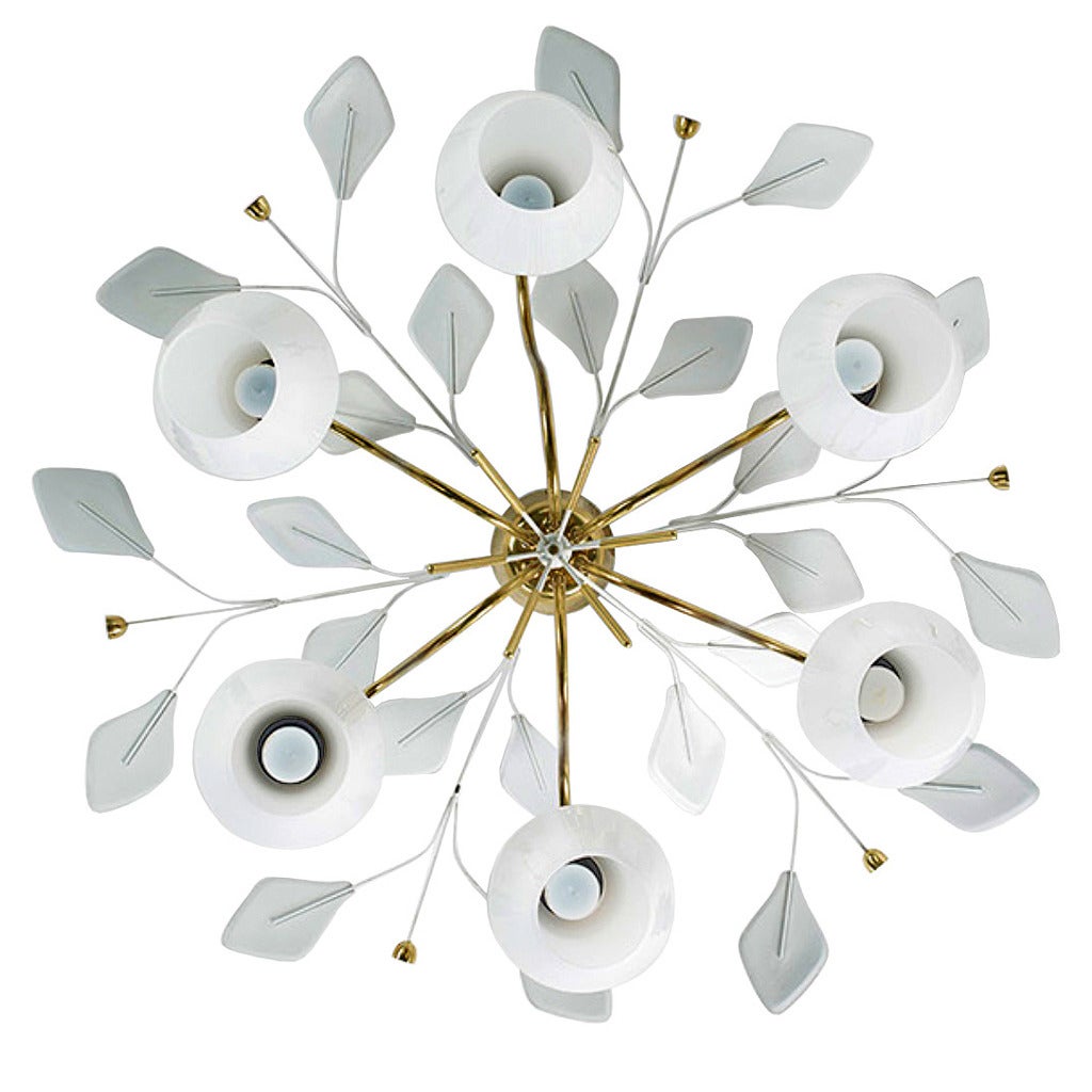 Paavo Tynell Snowflake Chandelier