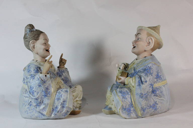 antique nodding head figures