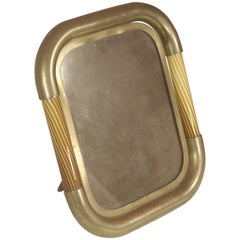 Retro 1950s Italian Tomasso Barbi Art Glass Photo Frame or Mirror with Provenance