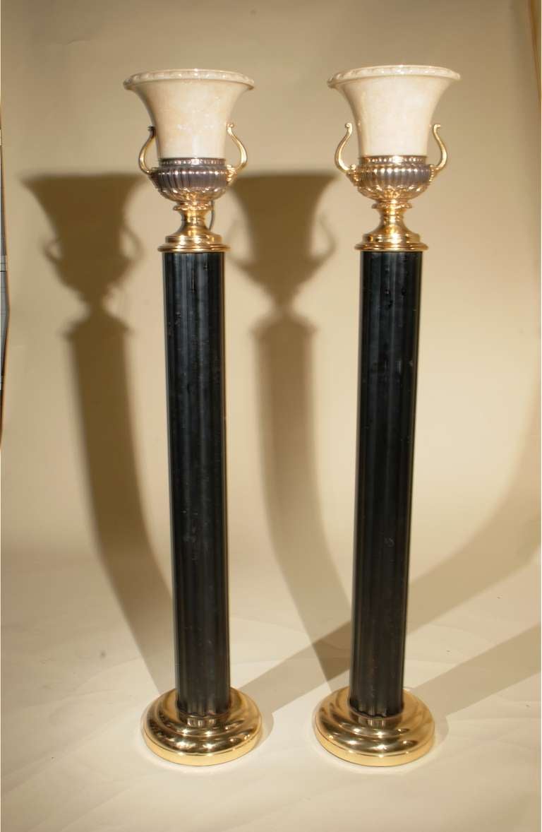 Gorgeous Art Deco Pair Fluted Column Torchieres Floor Lamps With - Gorgeous Art Deco Pair Fluted Column Torchieres Floor Lamps With Provenance gorgeous art deco pair fluted column torchieres floor lamps with - gorgeous art deco pair fluted column torchieres floor lamps with provenance