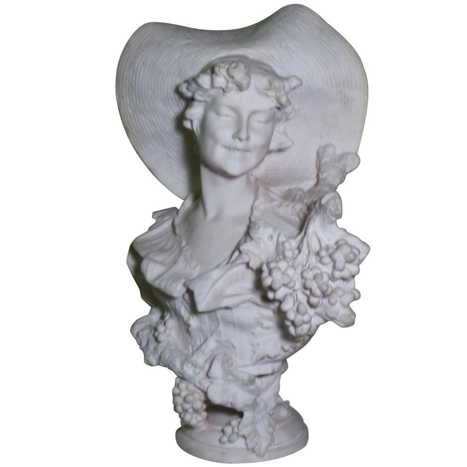 Sculpture-'Mona Lisa of the Vine-30” h.Bust after Caesare Lapini For Sale
