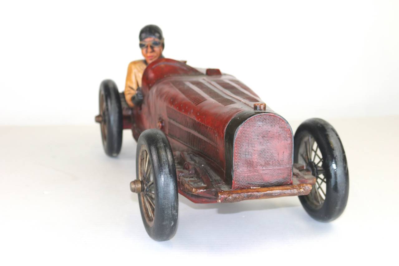 vintage bugatti toy car