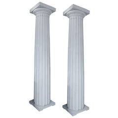 Fluted Columns from the Great Gatsby Land's End Long Island Mansion, 1902